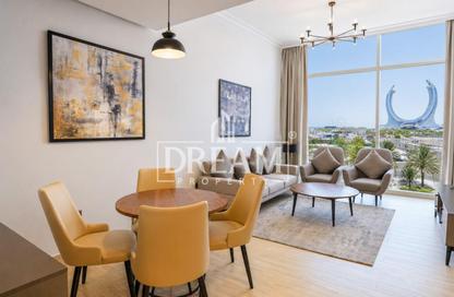 Apartment - 1 Bedroom - 1 Bathroom for rent in Lusail Residence - Marina District - Lusail