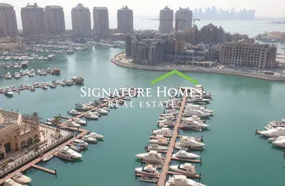 Apartment - Studio - 1 Bathroom for rent in Tower 14 - Porto Arabia - The Pearl Island - Doha