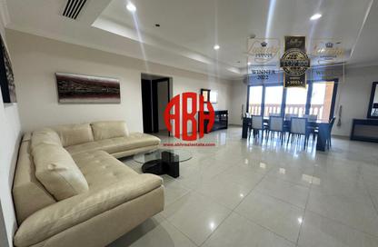 Apartment - 2 Bedrooms - 3 Bathrooms for rent in East Porto Drive - Porto Arabia - The Pearl Island - Doha