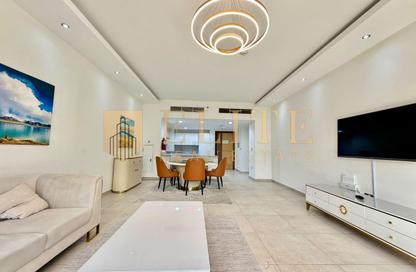 Apartment - 1 - 2 for rent in Lusail Marina Heights - Marina District - Lusail