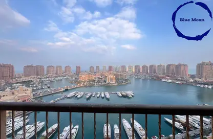 Apartment - 3 Bedrooms - 5 Bathrooms for rent in East Porto Drive - Porto Arabia - The Pearl Island - Doha