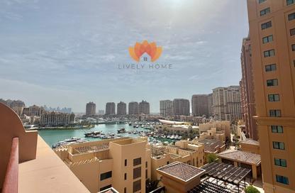 Apartment - 1 Bedroom - 2 Bathrooms for rent in East Porto Drive - Porto Arabia - The Pearl Island - Doha