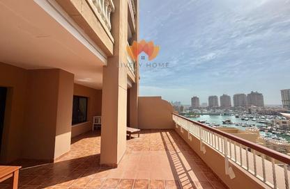 Apartment - 1 Bedroom - 2 Bathrooms for rent in East Porto Drive - Porto Arabia - The Pearl Island - Doha