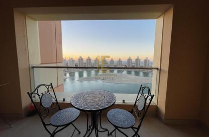 Apartment - Studio - 1 Bathroom for rent in Al Mutahidah Tower - Viva Bahriyah - The Pearl Island - Doha