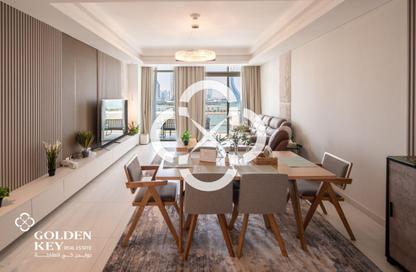 Apartment - 2 Bedrooms - 4 Bathrooms for rent in Crystal Residence - Gewan Island - The Pearl Island - Doha
