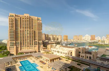 شقة - 2 غرف نوم - 3 حمامات للبيع في طريق بورتو الشرقي - بورتو أرابيا - جزيرة اللؤلؤة - الدوحة