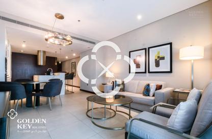 Hotel Apartments - 2 Bedrooms - 3 Bathrooms for rent in Abraj Bay - Abraj Quartiers - The Pearl Island - Doha