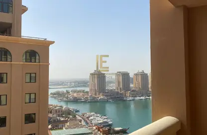 شقة - غرفة نوم - 2 حمامات للايجار في طريق بورتو الشرقي - بورتو أرابيا - جزيرة اللؤلؤة - الدوحة