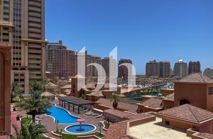 Apartment - 2 Bedrooms - 3 Bathrooms for rent in East Porto Drive - Porto Arabia - The Pearl Island - Doha