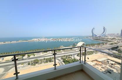 Apartment - 3 - 3 for rent in Burj Al Marina - Marina District - Lusail
