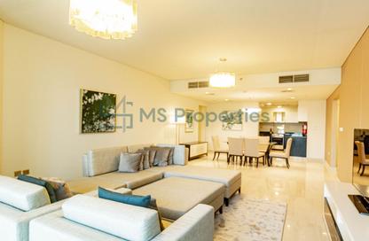 Apartment - 3 - 4 for rent in Lusail Marina Heights - Marina District - Lusail