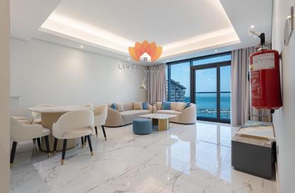Apartment - 1 Bedroom - 2 Bathrooms for rent in Marina Tower 23 - Marina District - Lusail Apartment - 1 Bedroom - 2 Bathrooms for rent in Marina Tower 23 - Marina District - Lusail