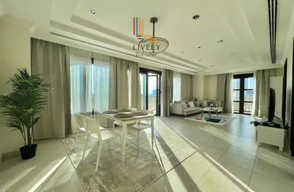 Apartment - 1 Bedroom - 2 Bathrooms for rent in Tower 7 (Ferrari Tower) - Porto Arabia - The Pearl Island - Doha