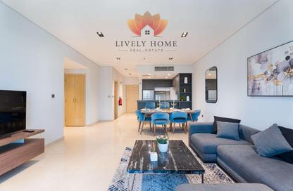 Apartment - 2 - 3 for rent in Lusail Marina Heights - Marina District - Lusail
