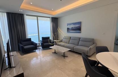 Apartment - 2 Bedrooms - 3 Bathrooms for rent in Lusail Marina Heights - Marina District - Lusail
