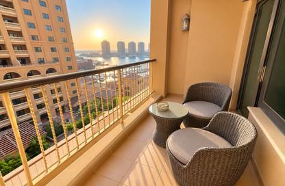 Apartment - 1 - 2 for rent in East Porto Drive - Porto Arabia - The Pearl Island - Doha