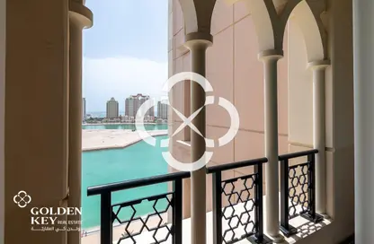 Apartment - 1 Bedroom - 2 Bathrooms for rent in Viva West - Viva Bahriyah - The Pearl Island - Doha