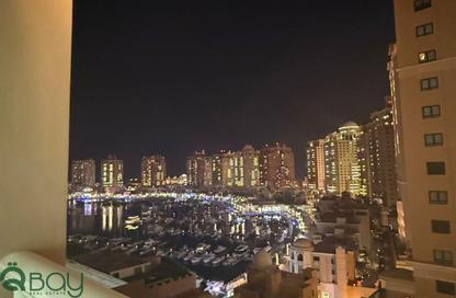 Apartment - 1 Bedroom - 2 Bathrooms for rent in East Porto Drive - Porto Arabia - The Pearl Island - Doha
