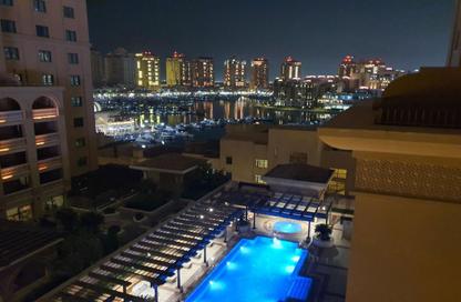 Apartment - Studio - 1 Bathroom for rent in Porto Arabia - The Pearl Island - Doha Apartment - Studio - 1 Bathroom for rent in Porto Arabia - The Pearl Island - Doha