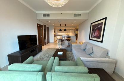 Apartment - 1 Bedroom - 2 Bathrooms for rent in Al Mutahidah Tower - Viva Bahriyah - The Pearl Island - Doha