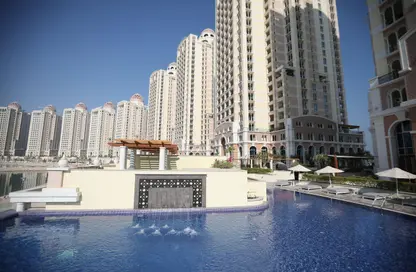 Apartment - 1 Bedroom - 2 Bathrooms for rent in Tower 14 - Viva Bahriyah - The Pearl Island - Doha