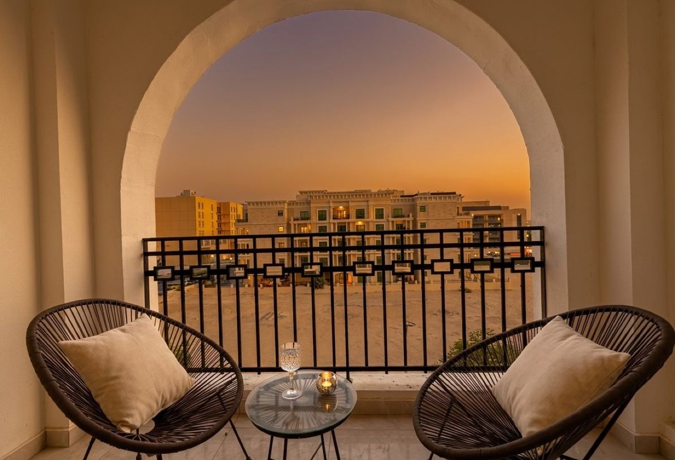 1BR+Balcony Fully Furnished|Fox Hills|QAR 6,000