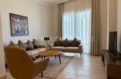 Apartment - 2 Bedrooms - 3 Bathrooms for rent in Lusail Marina Heights - Marina District - Lusail