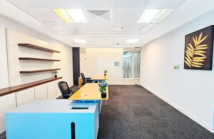 Office Space - Studio - 4 Bathrooms for rent in Al Jazeera Tower - West Bay - West Bay - Doha