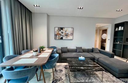 Apartment - 1 Bedroom - 2 Bathrooms for rent in Lusail Marina Heights - Marina District - Lusail