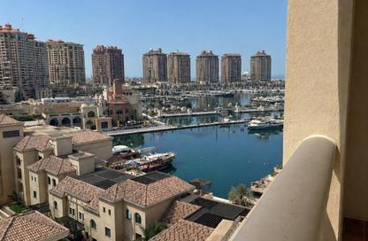 Apartment - 1 Bedroom - 2 Bathrooms for rent in West Porto Drive - Porto Arabia - The Pearl Island - Doha