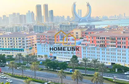 Apartment - 1 Bedroom - 2 Bathrooms for rent in West Porto Drive - Porto Arabia - The Pearl Island - Doha