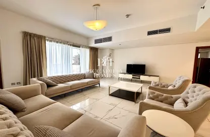 شقة - 4 غرف نوم - 4 حمامات للايجار في برج وست باي - الخليج الجنوبي - الخليج الغربي - الدوحة