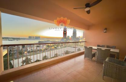 Apartment - 2 Bedrooms - 3 Bathrooms for rent in West Porto Drive - Porto Arabia - The Pearl Island - Doha Apartment - 2 Bedrooms - 3 Bathrooms for rent in West Porto Drive - Porto Arabia - The Pearl Island - Doha