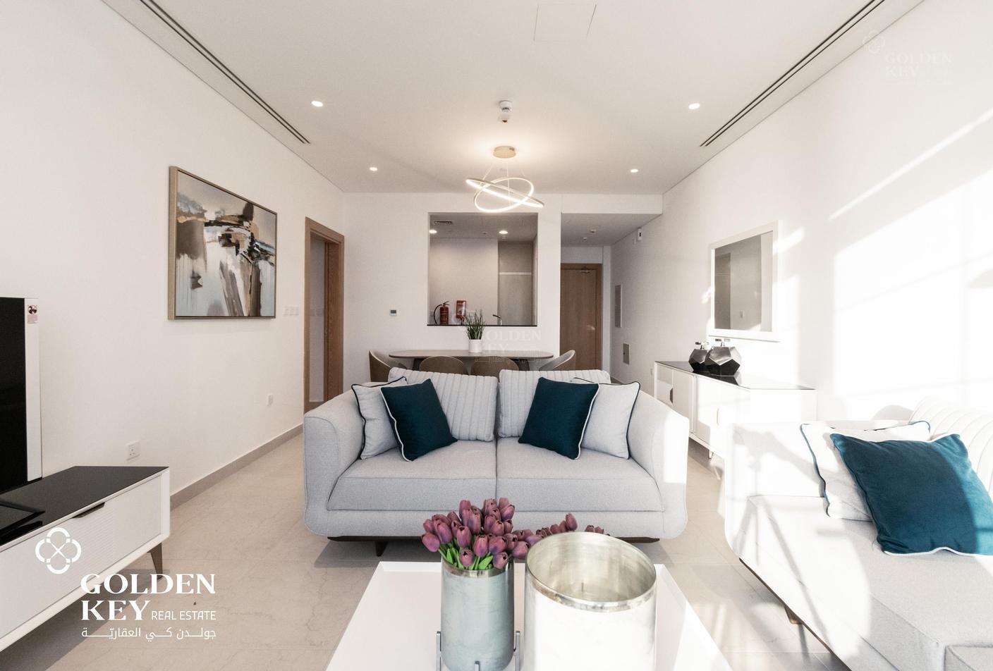 Furnished 2BR+Maid with Balcony | Bills Included