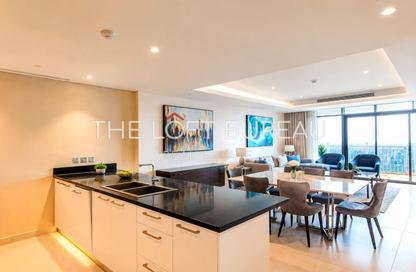 Apartment - 2 Bedrooms - 3 Bathrooms for rent in Abraj Bay - Abraj Quartiers - The Pearl Island - Doha