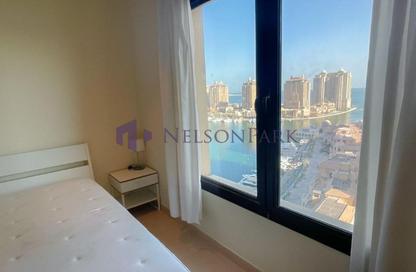 Apartment - 1 Bedroom - 2 Bathrooms for sale in Tower 5 - Porto Arabia - The Pearl Island - Doha