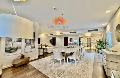 Duplex - 5 Bedrooms - 7 Bathrooms for rent in Viva East - Viva Bahriyah - The Pearl Island - Doha