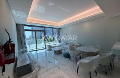 Apartment - 1 Bedroom - 2 Bathrooms for rent in Lusail Marina Heights - Marina District - Lusail