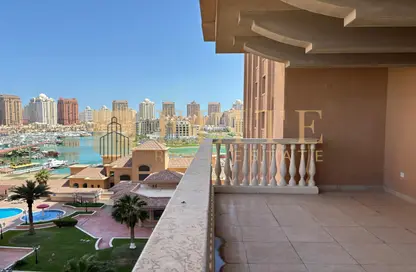 Apartment - 3 Bedrooms - 4 Bathrooms for rent in Porto Arabia Townhouses - Porto Arabia - The Pearl Island - Doha