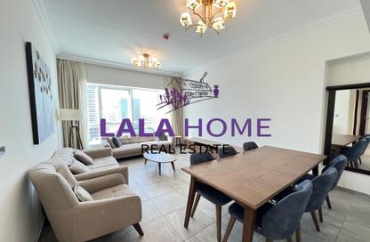 Apartment - 2 Bedrooms - 2 Bathrooms for rent in Lusail Marina Heights - Marina District - Lusail