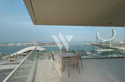 Apartment - 2 Bedrooms - 3 Bathrooms for rent in Jawharat Lusail - Marina District - Lusail