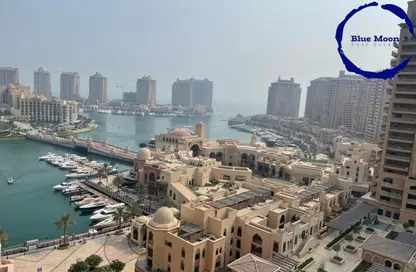 Apartment - 1 Bedroom - 2 Bathrooms for rent in East Porto Drive - Porto Arabia - The Pearl Island - Doha