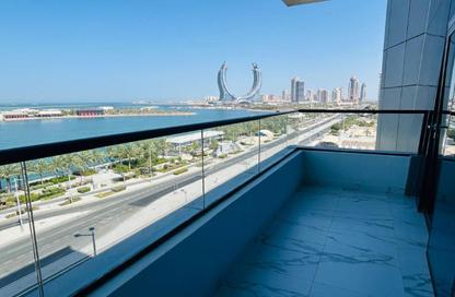 Apartment - 2 Bedrooms - 3 Bathrooms for rent in Marina Tower 02 - Marina District - Lusail
