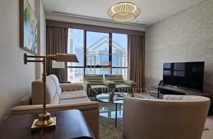 Hotel Apartments - 2 Bedrooms - 2 Bathrooms for rent in Al Sadd Road - Al Sadd - Doha