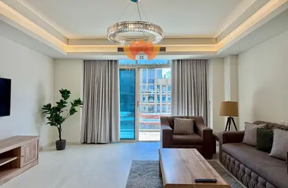 شقة - غرفة نوم - 2 حمامات للايجار في كريستال ريزيدنس - جزيرة جيوان - جزيرة اللؤلؤة - الدوحة