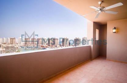 Apartment - 3 Bedrooms - 5 Bathrooms for rent in East Porto Drive - Porto Arabia - The Pearl Island - Doha Apartment - 3 Bedrooms - 5 Bathrooms for rent in East Porto Drive - Porto Arabia - The Pearl Island - Doha