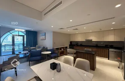 شقة - 1 حمام للايجار في البلاج الجنوبي - البلاج - جزيرة اللؤلؤة - الدوحة