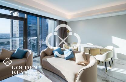 Apartment - 2 Bedrooms - 3 Bathrooms for rent in Lusail Marina Heights - Marina District - Lusail