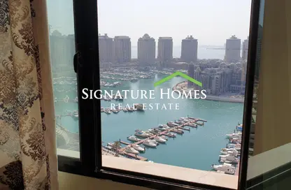 Apartment - Studio - 1 Bathroom for rent in Tower 14 - Porto Arabia - The Pearl Island - Doha