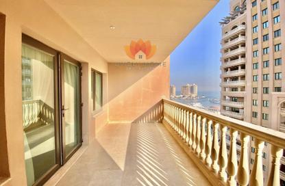 Apartment - 3 Bedrooms - 5 Bathrooms for rent in East Porto Drive - Porto Arabia - The Pearl Island - Doha